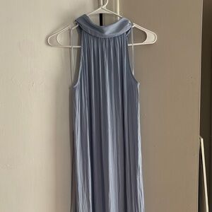 Chic Backless Light Blue Dress